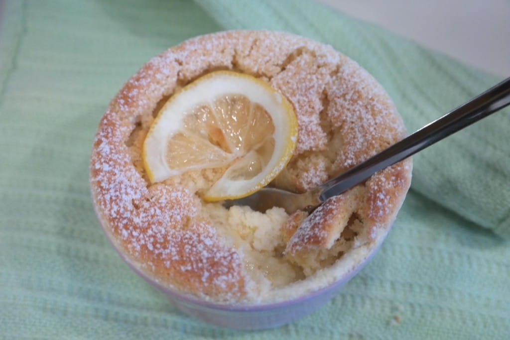 Lemon pudding cake bite