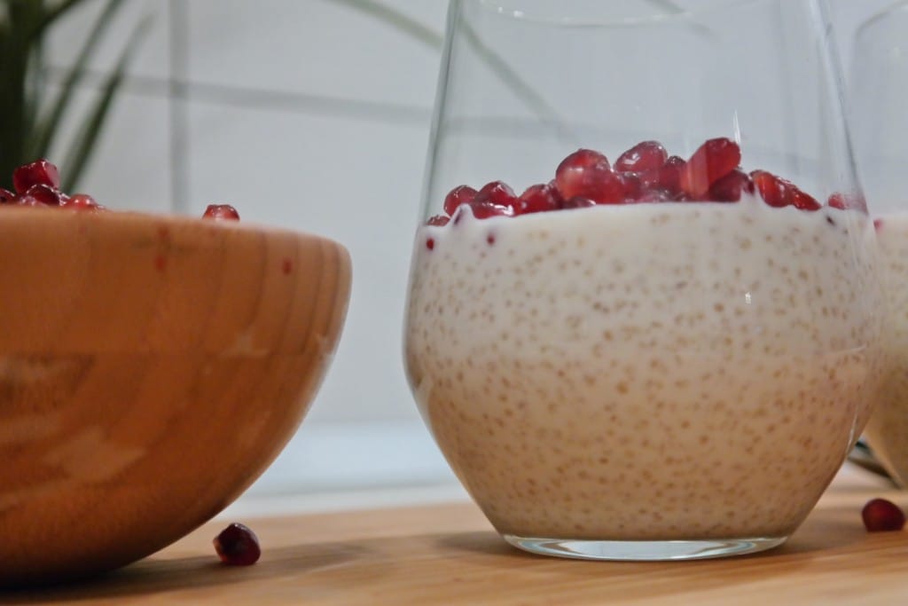 Quinoa Pudding with heavy cream