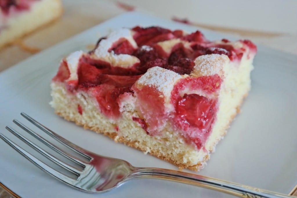 Strawberry Cake Slice