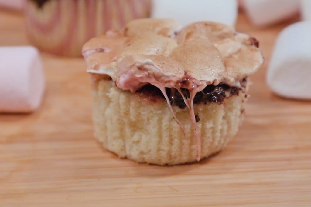 Smores muffins front shot