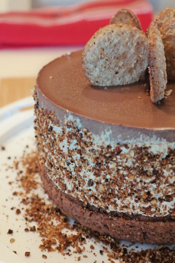 Nut and almond cake