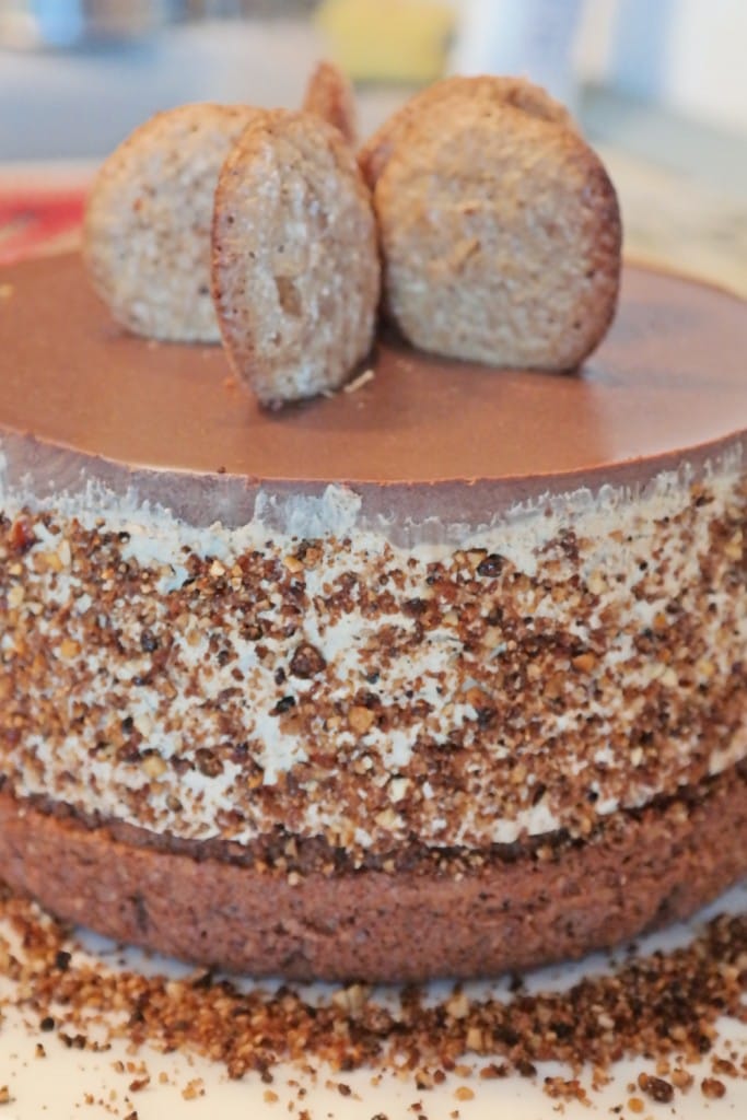 Almond and nut cake