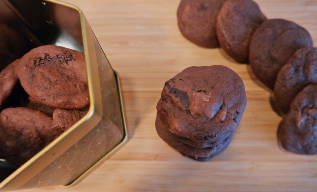 Some chocolate chip cookies