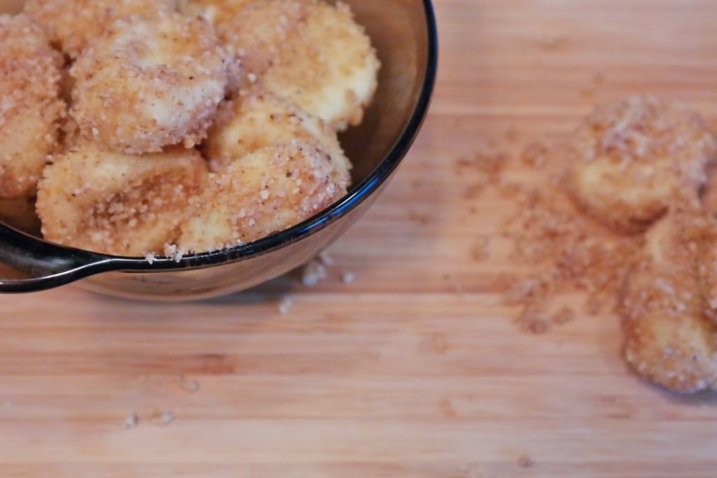 Boiled cheese dumplings