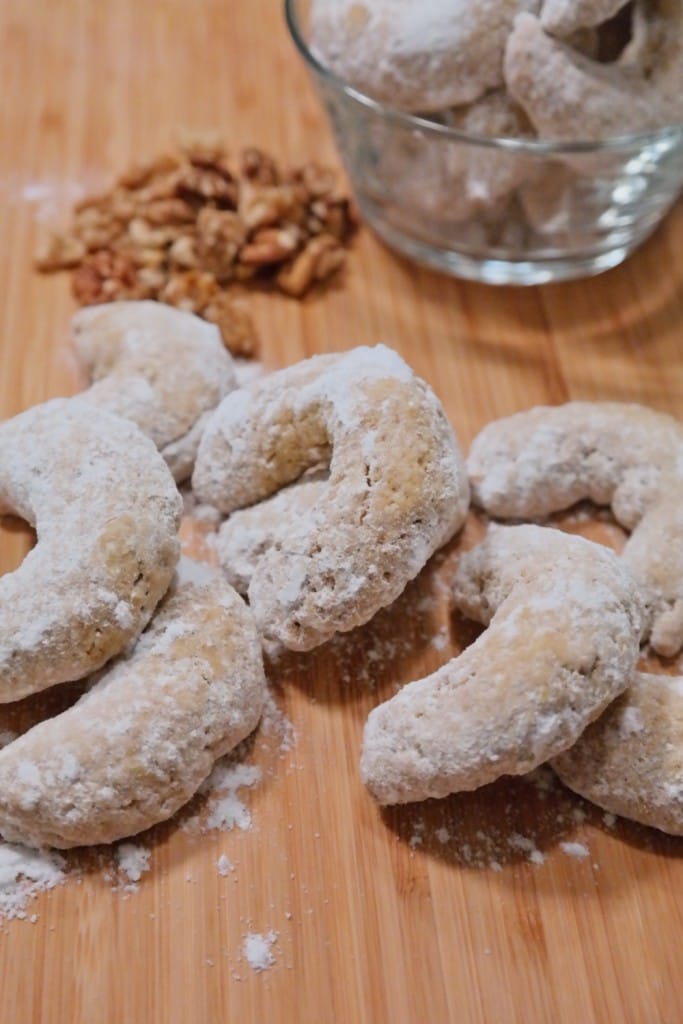 Nut Crescent Cookies