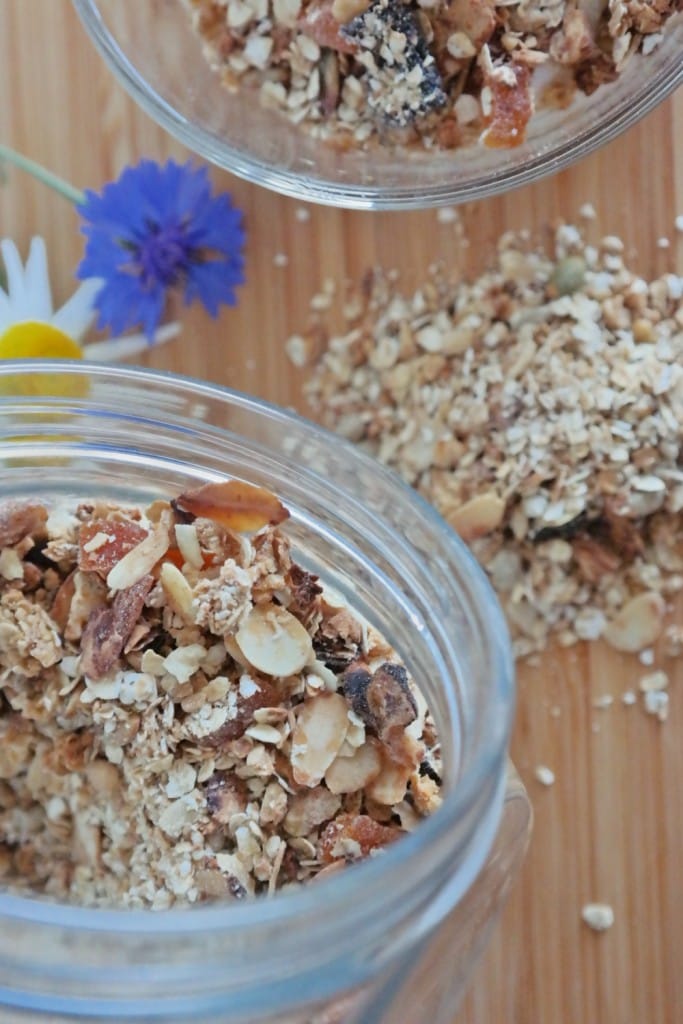Healthy homemade granola