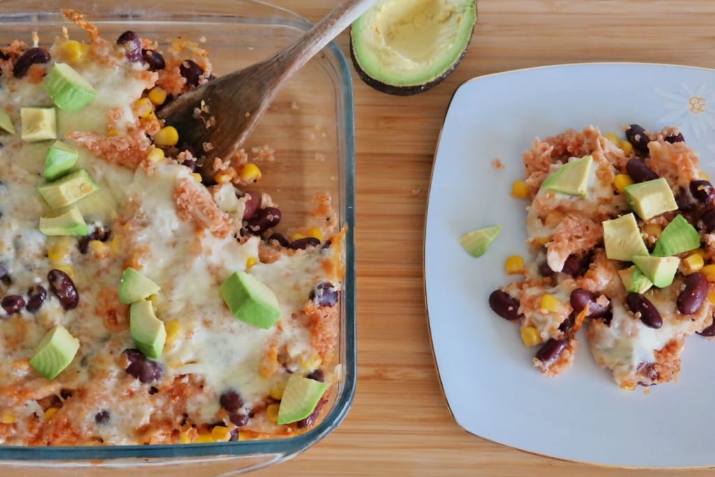 Mexican Chicken and Quinoa Caserole