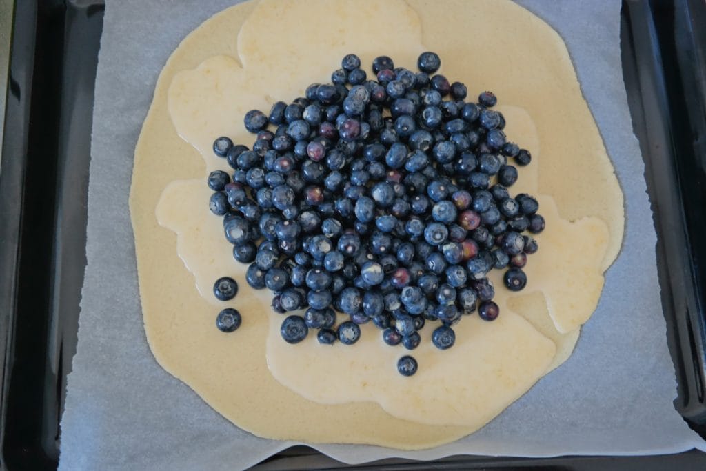 Umplutura pentru tarta cu afine