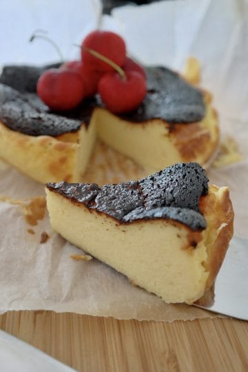 Basque burnt (on purpose) cheesecake recipe