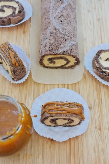 Caramel Roll Cake Recipe