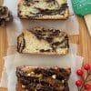 Chocolate Sweet bread with brandy syrup