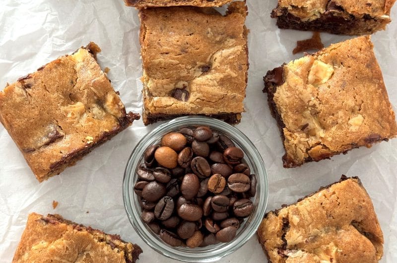 Chocolate Coffee Blondies Recipe