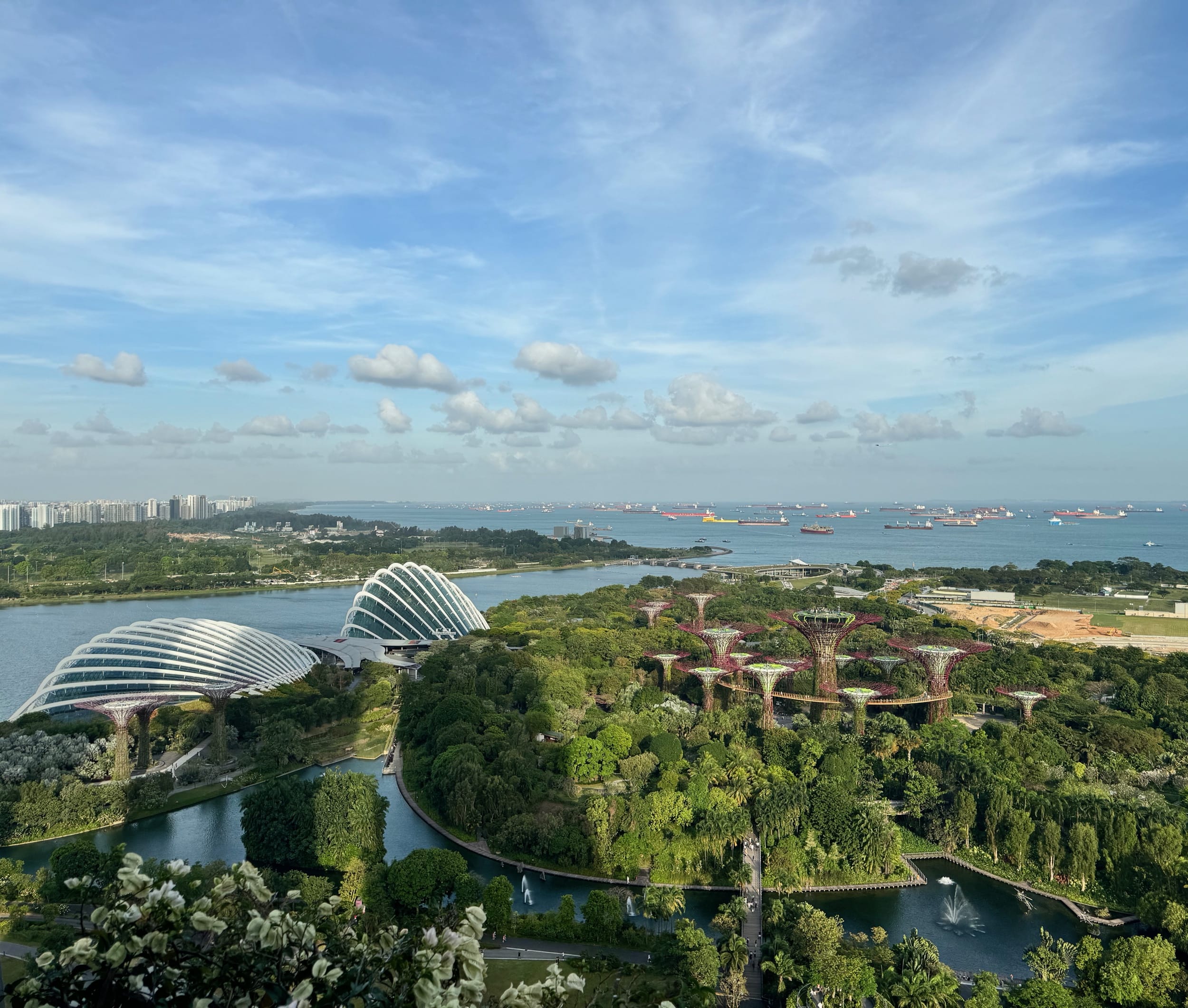 Singapore, Durian buildings and Gardens by the Bay