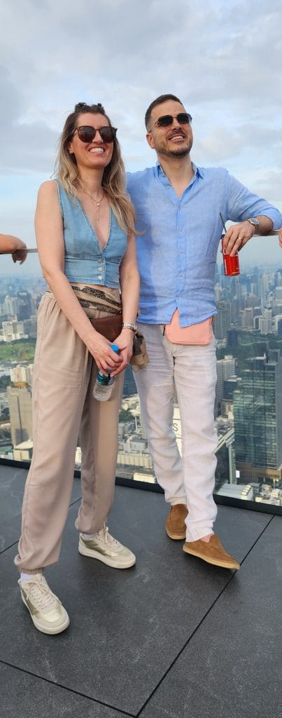 Bangkok - Terasa de pe Mahanakhon Rooftop