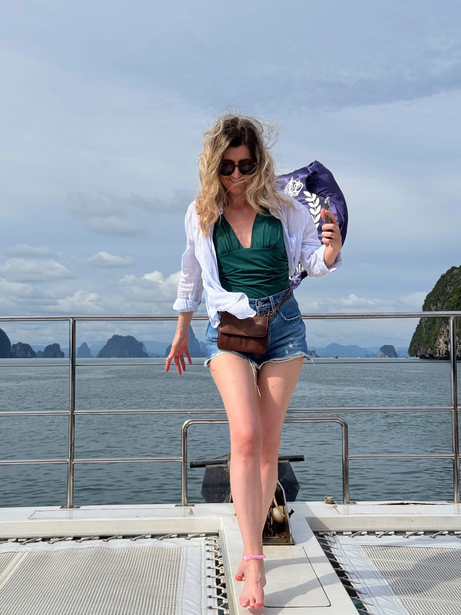 On our way to James Bond Island by yacht, Phuket, Thailand