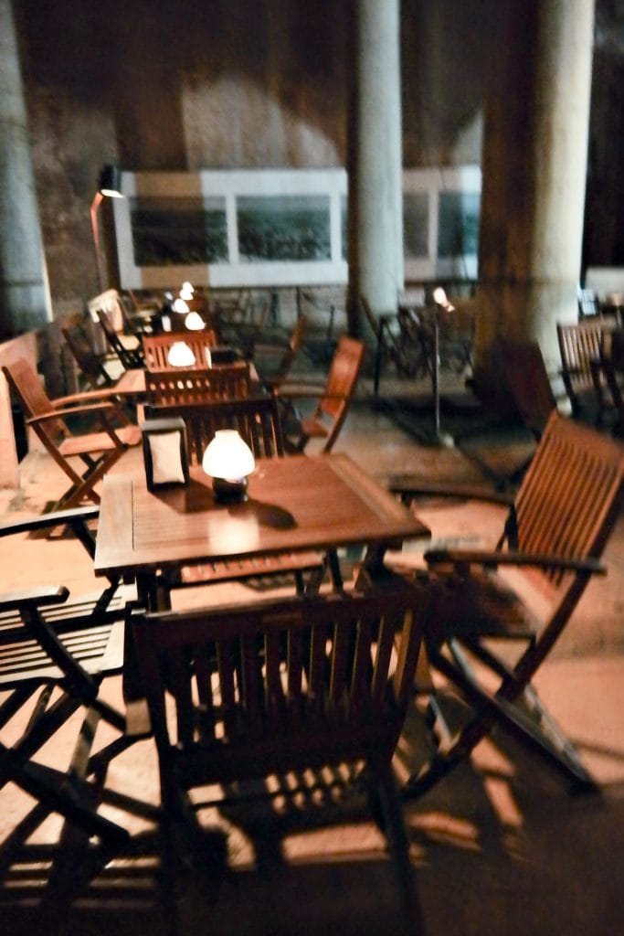 Cafeneaua din Basilica Cistern