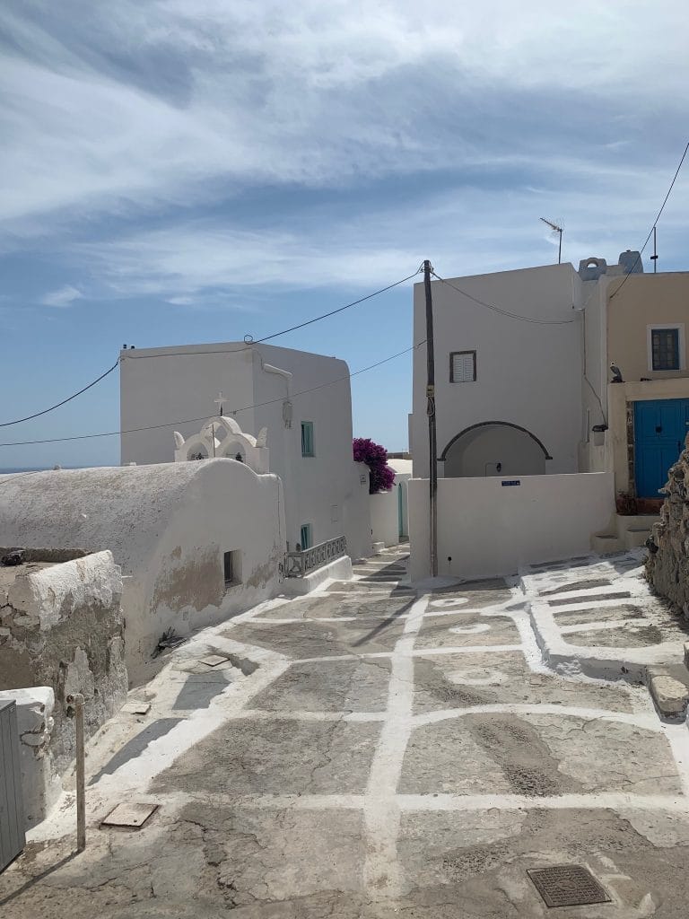 Stradute traditionale din Emporio, Santorini