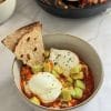 Shakshuka - Poached eggs in tomato and pepper sauce