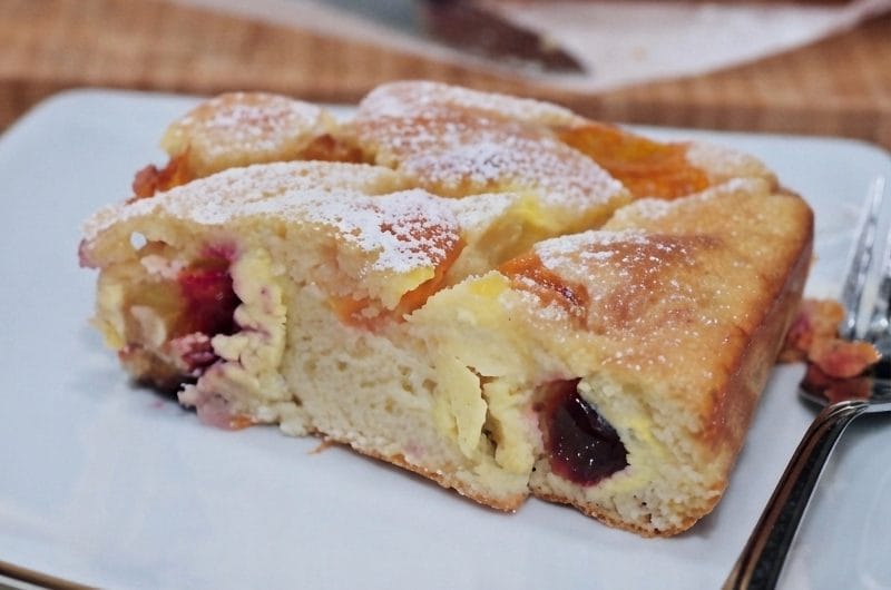 Apricot, Plum and Ricotta Cake Recipe