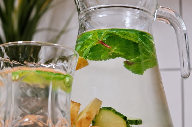 Cucumber, Lemon, Mint and Ginger Infused Water – Easy Recipe