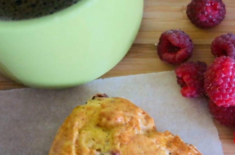 Raspberry Honey Scones &ndash; An Easy Recipe for Tea or Coffee